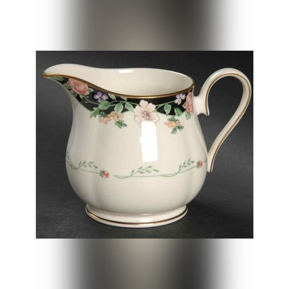 Vintage Lenox Prairie Blossom Floral Creamer Made in USA
